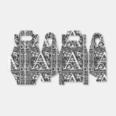 Ballotins Lettre A Monogramme Médiéval Art Nouveau (Déplié)