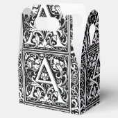 Ballotins Lettre A Monogramme Médiéval Art Nouveau (Ouvert)