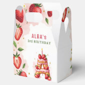 Ballotins LETTRE Ballotin D'ANNIVERSAIRE fraise A Gâteau (Ouvert)