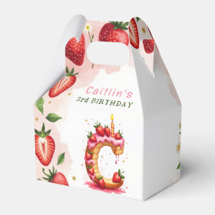 Ballotins LETTRE Ballotin D'ANNIVERSAIRE fraise C Gâteau