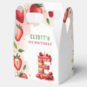 Ballotins LETTRE Ballotin D'ANNIVERSAIRE fraise E Gâteau (Ouvert)