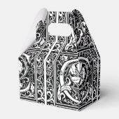 Ballotins Lettre C Monogramme médiéval Art Nouveau (Arrière)