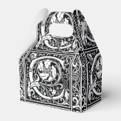 Ballotins Lettre C Monogramme médiéval Art Nouveau (Verso)