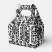 Ballotins Lettre E Monogramme médiéval Art Nouveau (Arrière)