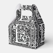 Ballotins Lettre E Monogramme médiéval Art Nouveau (Verso)