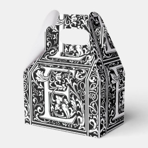 Ballotins Lettre E Monogramme médiéval Art Nouveau