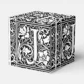 Ballotins Lettre J Monogramme médiéval Art Nouveau (Arrière)