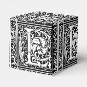 Ballotins Lettre L Monogramme médiéval Art Nouveau (Arrière)