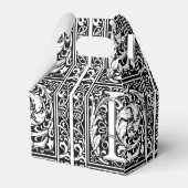 Ballotins Lettre L Monogramme médiéval Art Nouveau (Arrière)