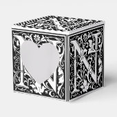 Ballotins LETTRE MONOGRAPHIQUE EN Alphabet Floral N Carreau (Verso)