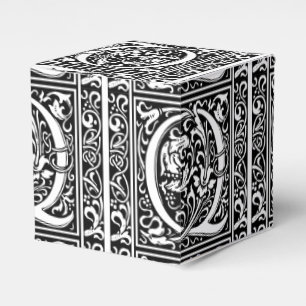 Ballotins Lettre Q Monogramme médiéval Art Nouveau