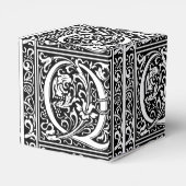 Ballotins Lettre Q Monogramme médiéval Art Nouveau (Arrière)