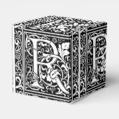 Ballotins Lettre R Monogramme médiéval Art Nouveau (Arrière)