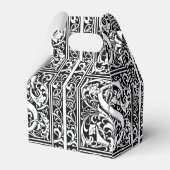 Ballotins Lettre S Monogramme médiéval Art Nouveau (Arrière)