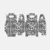 Ballotins Lettre S Monogramme médiéval Art Nouveau (Déplié)