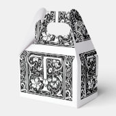 Ballotins Lettre T Monogramme médiéval Art Nouveau (Verso)