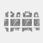 Ballotins Lettre Z Monogramme médiéval Art Nouveau (Déplié)