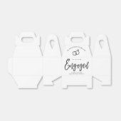 Ballotins Lettres de script de la partie d'engagement | Roun (Déplié)