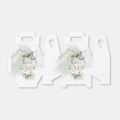 Ballotins Lettres d'or vert moderne baby shower (Déplié)