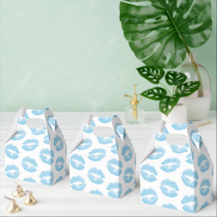 Ballotins Lèvres Bleues, Motif De Lèvres, Bleu, Baiser