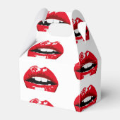 Ballotins Lèvres brillantes rouges (Arrière)