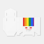 Ballotins LGBT Lesbian Lips Mariage arc-en-ciel (Déplié)