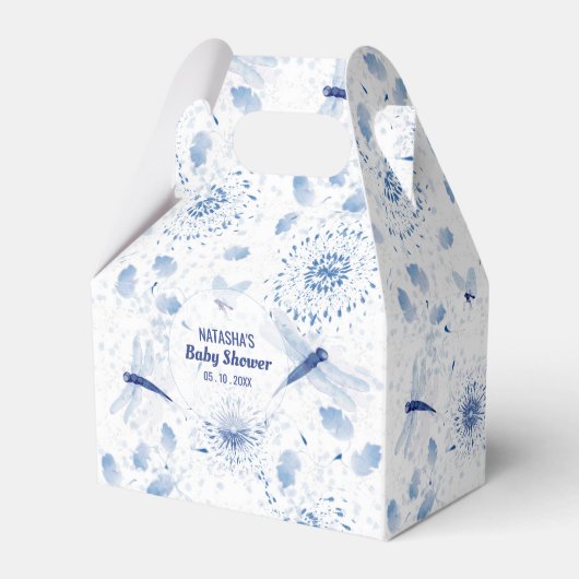 Ballotins Libellule Bleue Floral (Verso)
