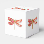 Ballotins libellule de fleurs avec sakura de bijoux (Arrière)