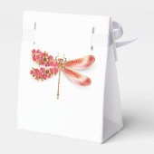 Ballotins libellule de fleurs avec sakura de bijoux (Arrière)