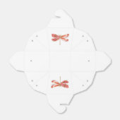 Ballotins libellule de fleurs avec sakura de bijoux (Déplié)