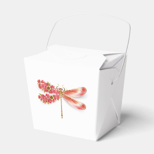 Ballotins libellule de fleurs avec sakura de bijoux (Verso)