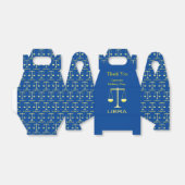 Ballotins Libra Golden Scales Star Sign Custom (Déplié)