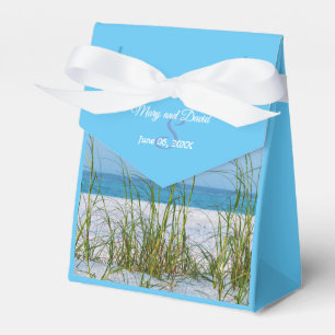 Ballotins Ligne D'Oats De Mer En Blanc Sable Mariage Faveur 