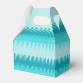 Ballotins Lignes de dent de chien turquoise bleu vert merci  (Arrière)