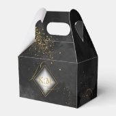 Ballotins Lignes fines Gold Abstrait Mariage V3 Blk/Gld ID86 (Verso)