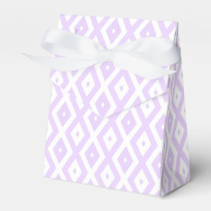 Ballotins Lilac motif de diamants violet et blanc