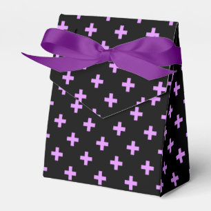 Ballotins Lilac polka croise sur noir