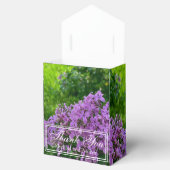 Ballotins Lilas élégants lilas violet floral Merci  (Ouvert)