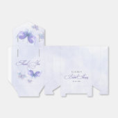 Ballotins Lilas Violet Papillons Toute Une Vie Enterrement d (Déplié)