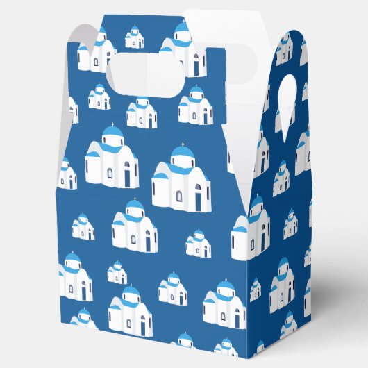 Ballotins L'île grecque Santorin Blue Dome (Ouvert)