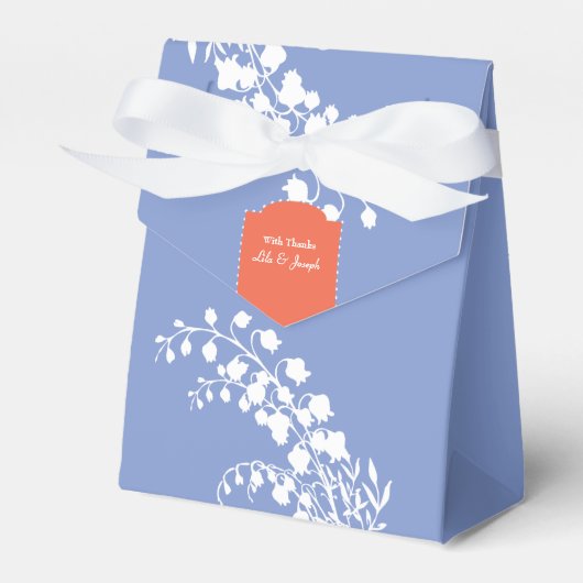 Ballotins Lily de la Valley Party Favor Box (Verso)