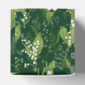 Ballotins Lily de Vallée avec des fougères || Vert Foncé (Haut)