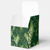 Ballotins Lily de Vallée avec des fougères || Vert Foncé (Ouvert)