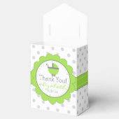 Ballotins Lime Vert & Gris Pois-Baby shower (Ouvert)