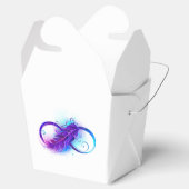 Ballotins L'infini avec plume violette (Ouvert)