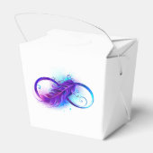 Ballotins L'infini avec plume violette (Arrière)