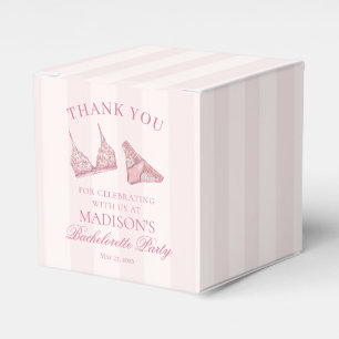 Ballotins Lingerie rose pastel, dessert pour enterrement de