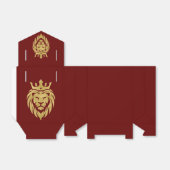 Ballotins Lion Avec Couronne - Style Or 3 (Déplié)