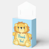 Ballotins Lion Baby shower bleu (Ouvert)