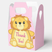 Ballotins Lion Baby shower rose (Ouvert)